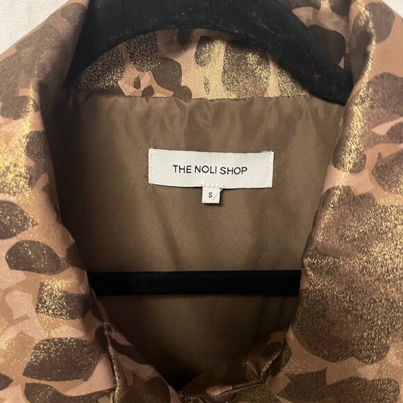 Milan Gold Dusted Leopard Cargo Jacket from Noli - Picture 6 of 8